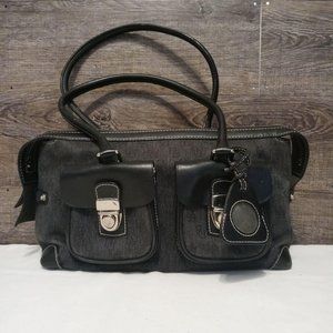 Dooney & Bourke black monogram sachet purse